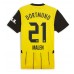 Maillot de foot Borussia Dortmund Donyell Malen #21 Domicile vêtements 2024-25 Manches Courtes